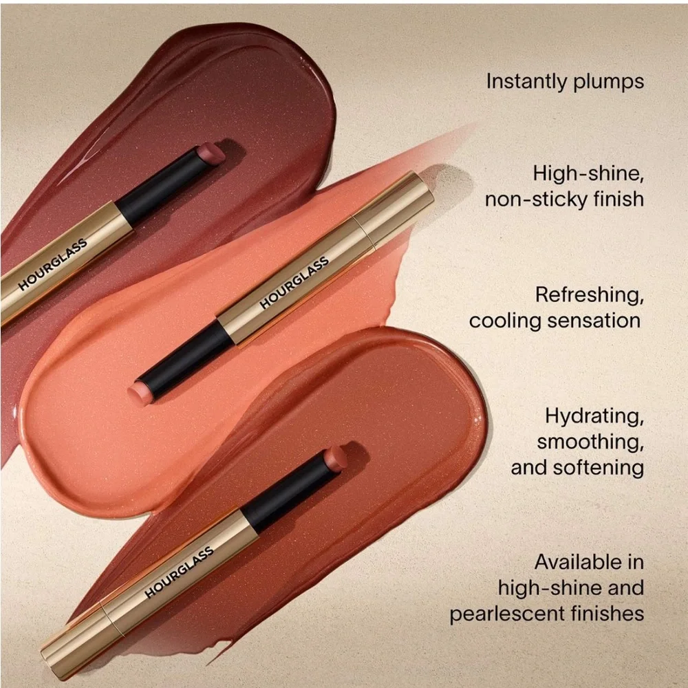 Hourglass⚜️ Phantom Volumizing Glossy Lip Balm in Trace Beige Shade NWOB